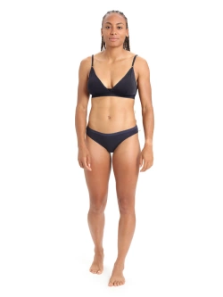 Majtki bikini damskie Icebreaker Siren granatowe