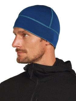 Czapka Icebreaker Merino 260 Waffle Knit Wander Reversible Beanie niebieska