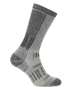 Skarpety termoaktywne Icebreaker Merino Hike+ Mountaineer Mid Calf czarno-szare