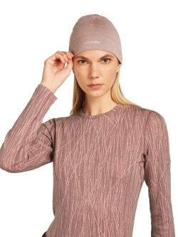 Czapka termoaktywna unisex Icebreaker Merino 200 Oasis Beanie pudrowo różowa