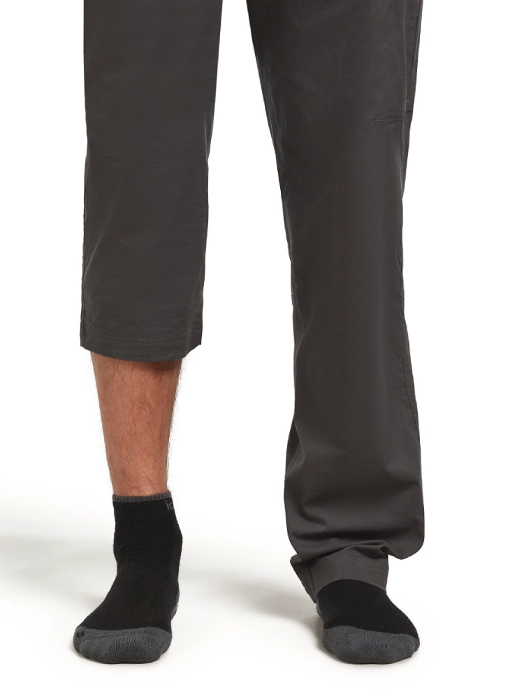 Skarpety termoaktywne Icebreaker Merino Hike+ Light Mini czarno-szare