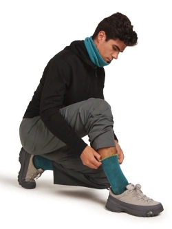 Skarpety termoaktywne termoaktywne Icebreaker Merino Hike Medium Crew czarno-szare