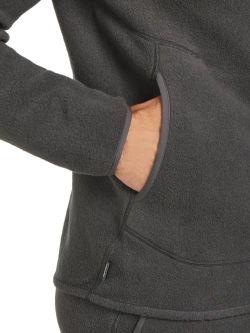 Bluza termoaktywna z zamkiem Icebreaker Merino Blend 800 RealFleece Classic Pile LS Zip szara