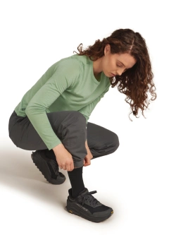 Skarpety termoaktywne damskie Icebreaker Merino Hike+ Liner Crew czarne