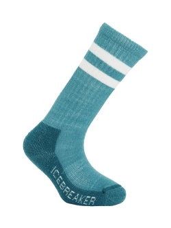 Skarpety dziecięce Icebreaker Blend Hike Light Crew niebiesko-białe