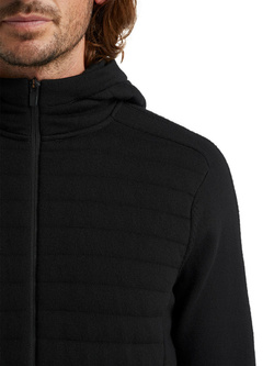 Bluza Icebreaker ZoneKnit LS Zip Hoodie czarna