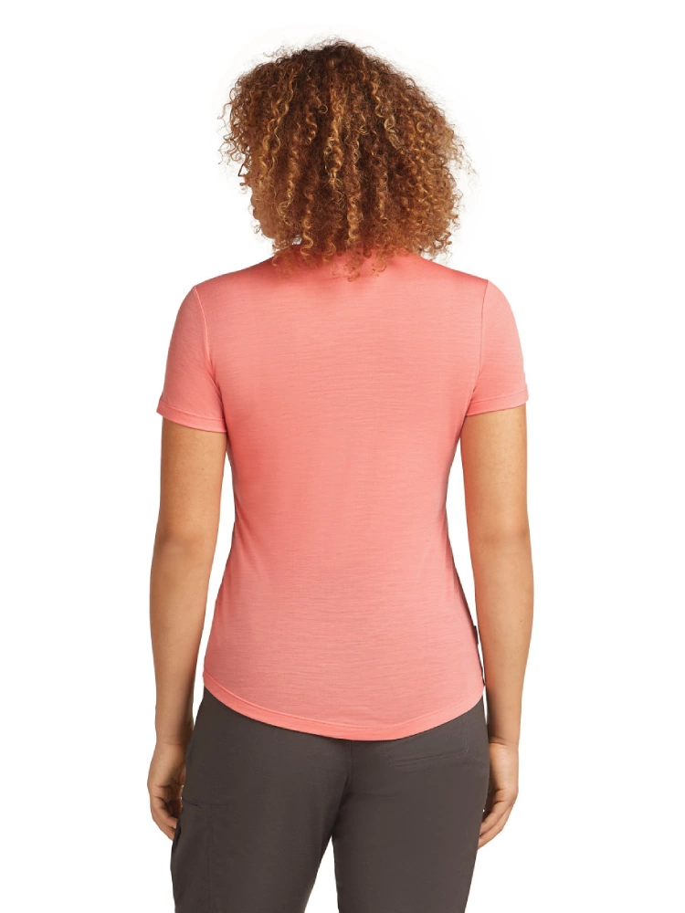 Koszulka termoaktywna damska Icebreaker 125 Cool-Lite™ Sphere III SS Tee różowa