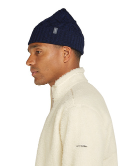 Czapka Icebreaker Merino Cable Knit granatowa