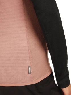 Kamizelka termoaktywna damska Icebreaker Merino Blend 300 RealFleece Descender Vest różowa