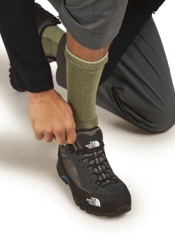 Skarpety termoaktywne Icebreaker Merino Hike+ Heavy Crew zielone