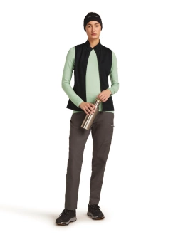 Kamizelka termoaktywna damska Icebreaker Merino Blend 300 RealFleece Descender Vest czarna