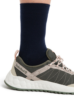 Skarpety damskie Icebreaker Lifestyle Fine Gauge Crew granatowe