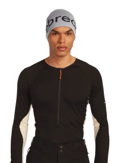 Czapka termoaktywna Icebreaker Beanie z wełny merino, szaro-czarna
