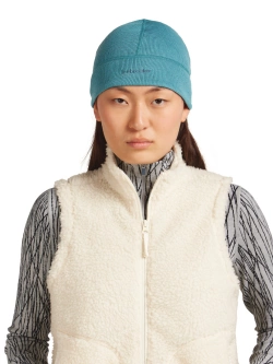 Czapka Icebreaker Merino 260 Waffle Knit Wander Reversible Beanie niebieska
