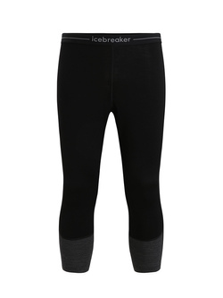 Legginsy Icebreaker ZoneKnit 260 czarno-szare
