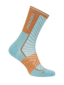 Skarpety Icebreaker Merino Run+ Ultralight niebiesko-pomarańczowe