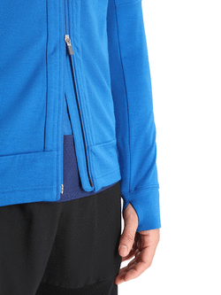 Bluza Icebreaker Quantum III LS Zip Hood niebieska