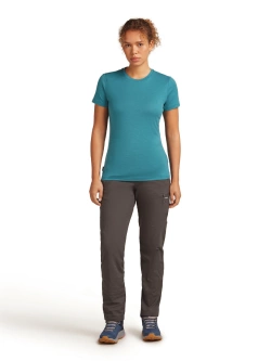 Koszulka termoaktywna damska Icebreaker 150 Tech Lite III SS Tee niebieska