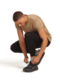 Skarpety Icebreaker Merino Run+ Ultralight niebiesko-pomarańczowe