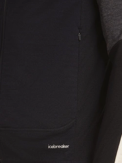 Kamizelka termoaktywna Icebreaker Merino Blend 300 RealFleece Descender Vest czarna