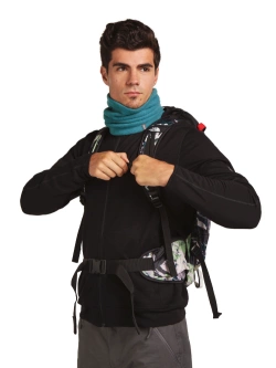 Komin Icebreaker Merino Blend 800 RealFleece™ Classic Pile Chute niebieski