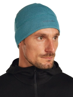Czapka Icebreaker Merino 260 Waffle Knit Wander Reversible Beanie niebieska