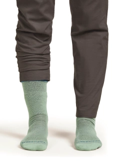 Skarpety termoaktywne damskie Icebreaker Merino Hike Medium Crew zielone