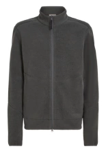 Bluza termoaktywna z zamkiem Icebreaker Merino Blend 800 RealFleece Classic Pile LS Zip szara