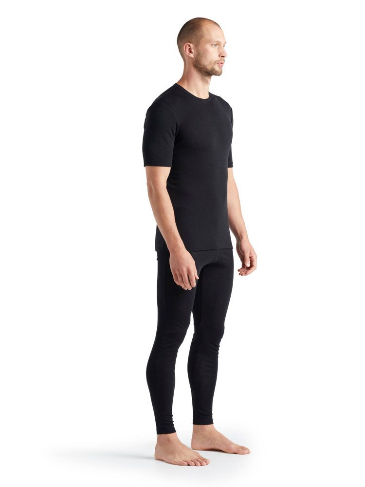 Koszulka Icebreaker 175 Everyday SS Crewe czarna