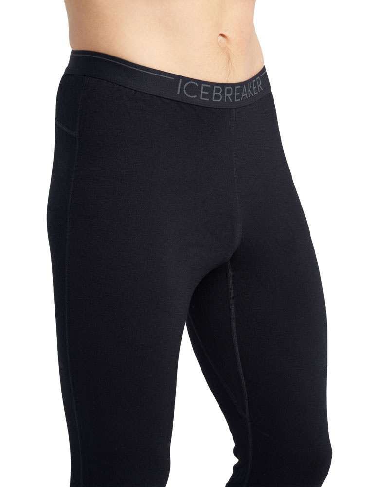 Legginsy termiczne Icebreaker 260 Tech czarne