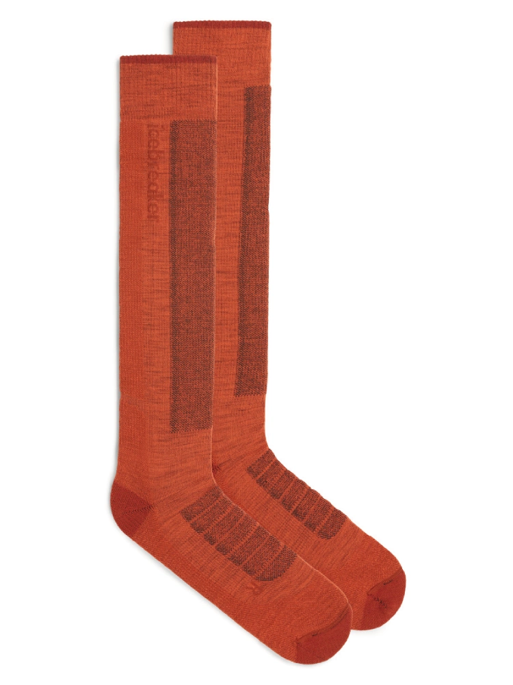 Skarpety Icebreaker Ski+ Medium OTC pomarańczowo-czerwone