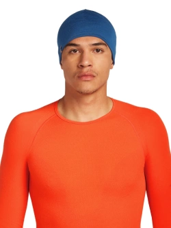 Czapka Icebreaker Pocket Hat niebiesko-bordowa