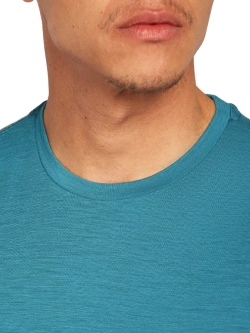 Koszulka termoaktywna z krótkim rękawem Icebreaker Merino 150 Tech Lite SS Tee Mountain Pulse niebieska