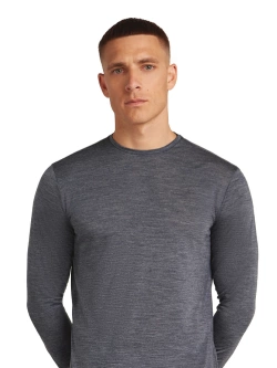 Koszulka termoaktywna Icebreaker 125 Cool-Lite Sphere III LS Tee ciemnoszara