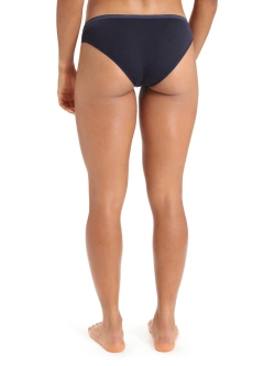 Majtki bikini damskie Icebreaker Siren granatowe