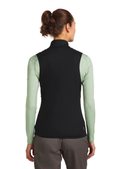 Kamizelka termoaktywna damska Icebreaker Merino Blend 300 RealFleece Descender Vest czarna