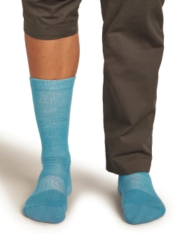 Skarpety Icebreaker Lifestyle Crew Light niebieskie