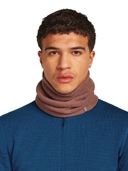 Komin Icebreaker Merino Blend 800 RealFleece™ Classic Pile Chute brązowy