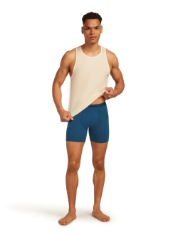 Bokserki termoaktywne z dłuższymi nogawkami Icebreaker Anatomica ciemnoniebieskie