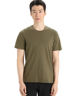 Koszulka z krótkim rękawem Icebreaker Central Classic SS Tee zielona