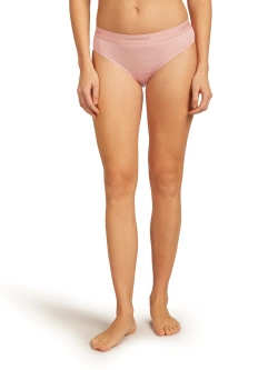 Majtki hipster damskie Icebreaker Merino 125 Cool-Lite™ Sprite Hipster jasnoróżowe