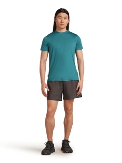 Koszulka termiczna z krótkim rękawem Icebreaker Merino Blend 125 Cool-Lite™ Sphere III SS Tee niebieska
