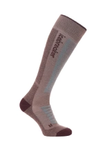 Skarpety damskie Icebreaker Ski+ Medium OTC bordowo-niebieskie
