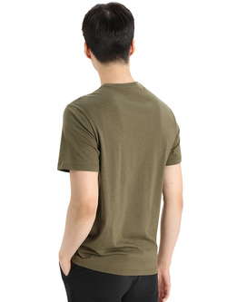 Koszulka z krótkim rękawem Icebreaker Central Classic SS Tee zielona