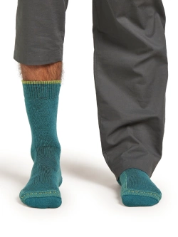 Skarpety termoaktywne termoaktywne Icebreaker Merino Hike Medium Crew czarno-szare
