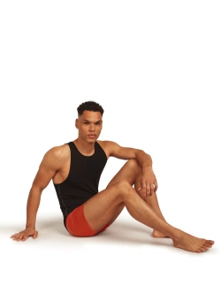 Bokserki termoaktywne Icebreaker Merino 125 Cool-Lite Anatomica Trunks czerwone