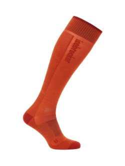 Skarpety Icebreaker Ski+ Ultralight OTC pomarańczowo-czerwone