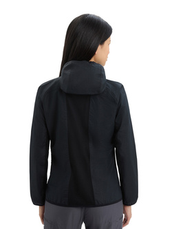 Kurtka damska Icebreaker Shell Cotton czarna