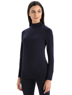 Bluza damska Icebreaker 260 Tech LS Turtleneck granatowa