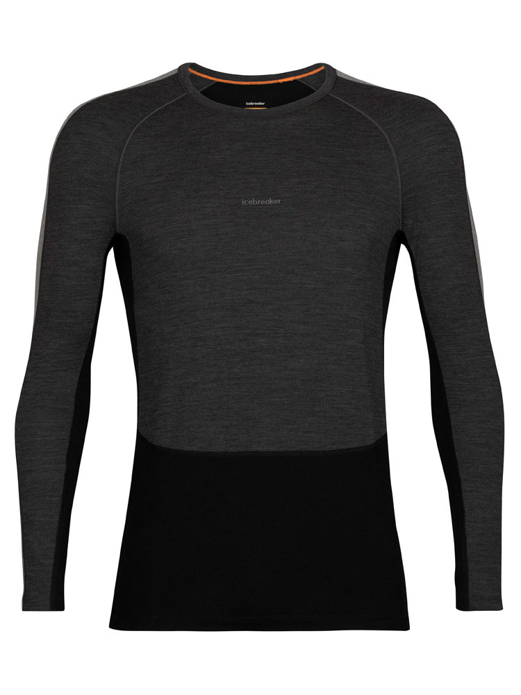 Koszulka Icebreaker ZoneKnit 200 LS Crewe czarna